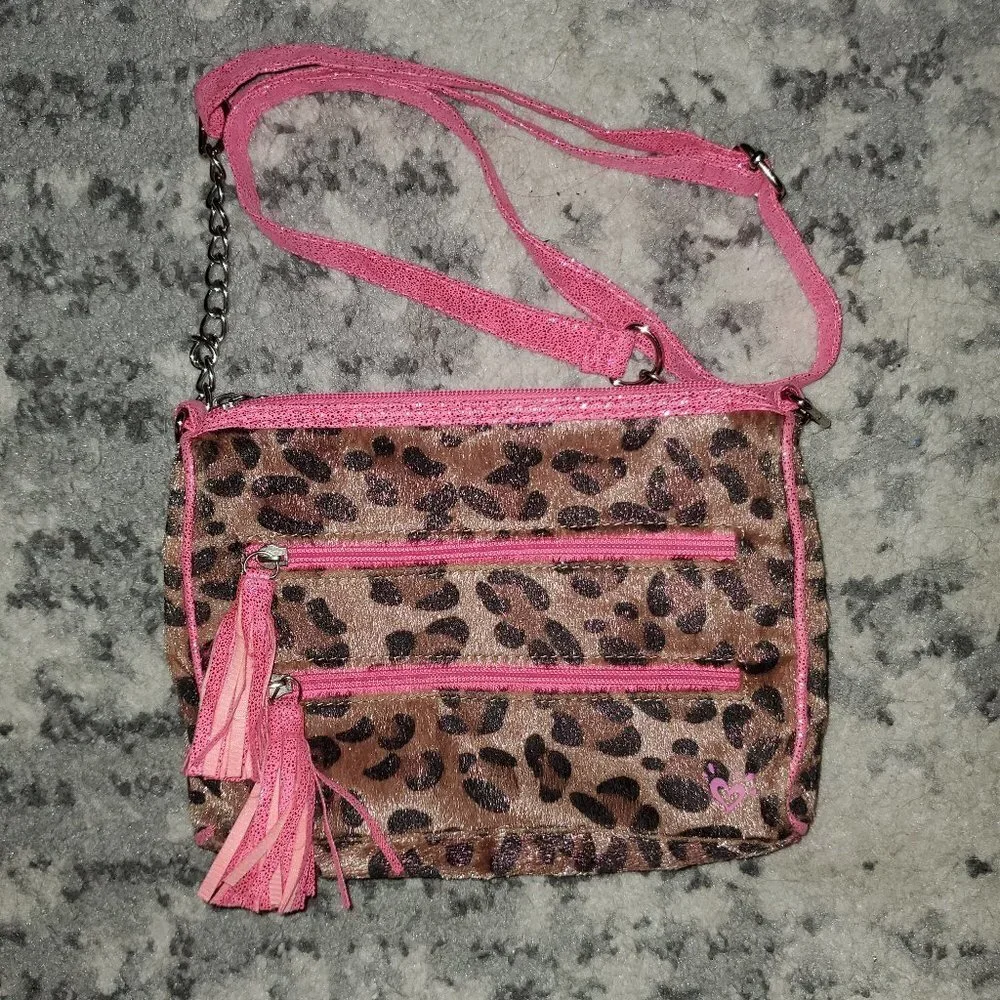 Justice Animal Print Girls Bag || EUC